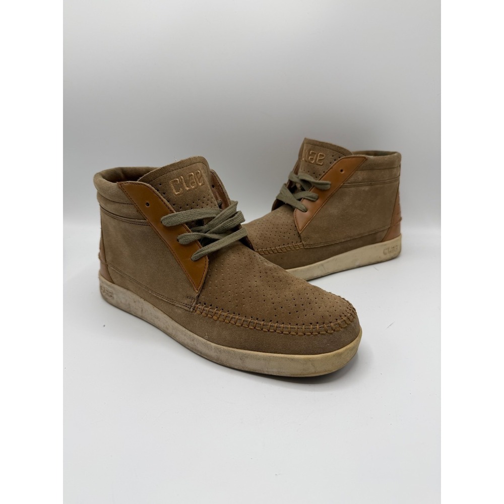CLAE Romare Hi Lichen Suede Mens CLA01238 Size 11.5 Pre-Owned No Box